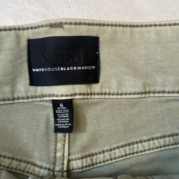 White House Black Market Olive Green Pants - Picture 9 of 13
